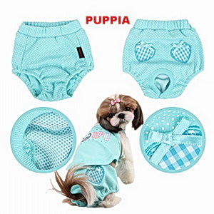 PUPPY LOVE SANITARY-HÁRACÍ KALHOTKY-aqua
