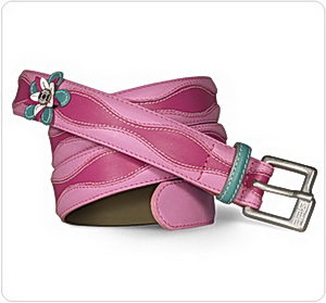 Fiore dámský pásek - růžová - š.3cm x d.75-85cm