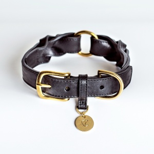 Cloud 7_Dog Collar Hyde Park Black_L