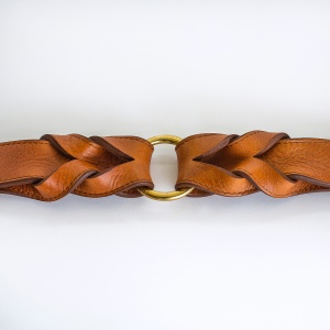 Cloud 7_Dog Collar Hyde Park Cognac_Detail 2