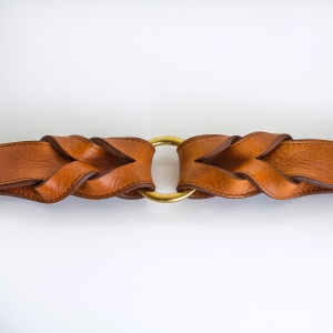 Cloud 7_Dog Collar Hyde Park Cognac_Detail 2