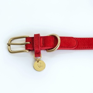 Cloud 7_Dog Collar Tiergarten Cherry Red_Detail 1