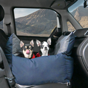 premium carrier car seat blue3