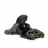 Dog blanket soft green2